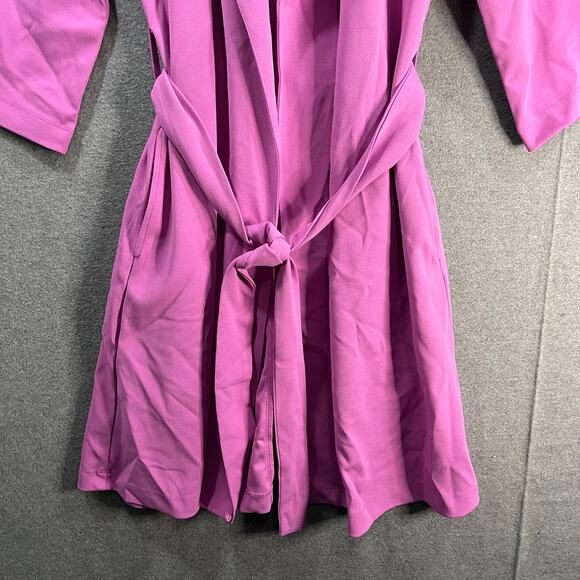 Girl With Curves 3/4-Sleeve Wrap Cost with Tie Wa Padiant Orchid Size XXSP - Picture 5 of 10